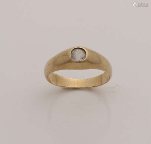 Gouden ring zirconia