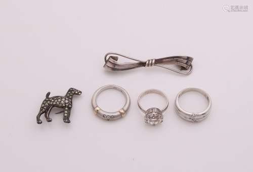 Lot zilveren sieraden (5x)