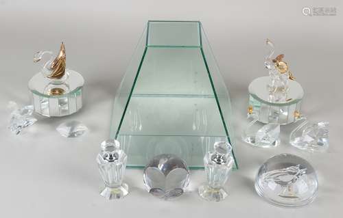 Lot oud glas/kristal