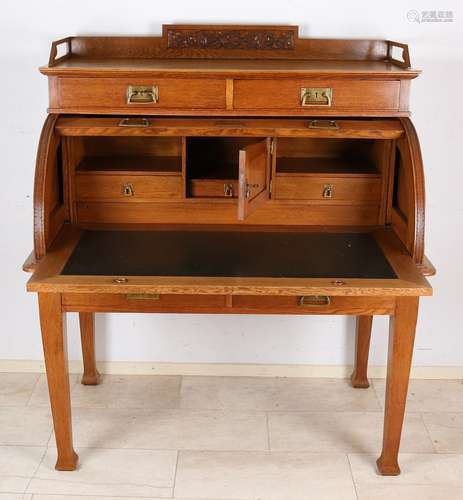 Jugendstil eiken rolbureau, 1915