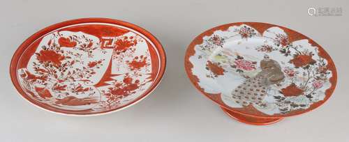 2x Antiek Japans porselein