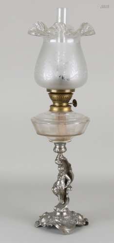 Antieke petroleum lamp