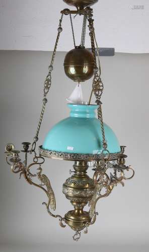 Antieke hangpetroleumlamp, 1915