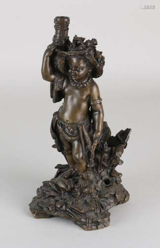 Antiek bronzen figuur, 1880
