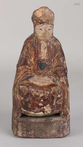 Antiek Chinese of Tibet boeddha figuur