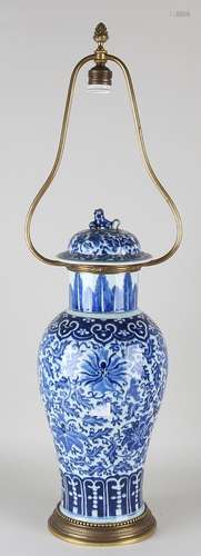 Oude Chinese lamp met montuur