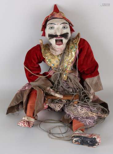 Antieke marionette figuur
