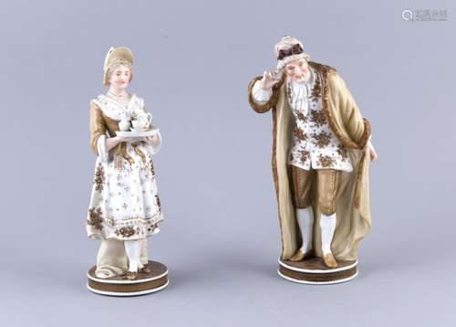 2x Porseleinen figuren