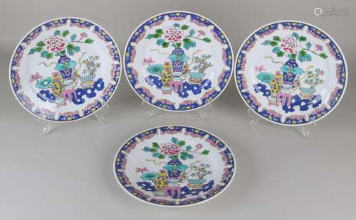 4x Oude Chinese borden