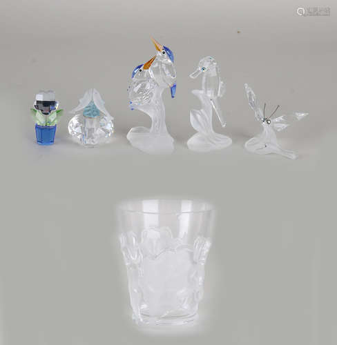 Swarovski beeldjes en Lalique glas