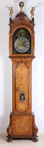 Zeldzaam Amsterdams' staand horloge, 18e eeuw