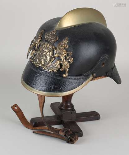 Antieke brandweerhelm