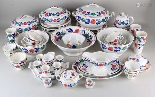 Antiek Boerenbont servies, 1900