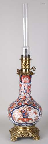 Japanse Imari lamp, 19e eeuw