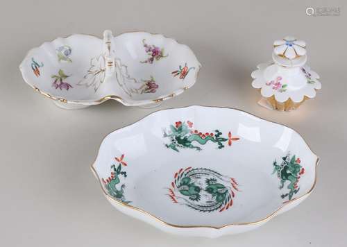 3 Delen Duits (Meissen) porselein