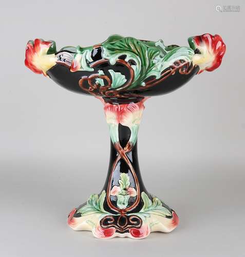 Jugendstil-stijl Majolica jardiniere