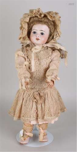Porseleinen pop, Frankrijk ca. 1890.