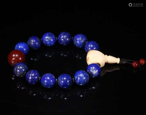 A TIBETAN LAZULI BRACELET