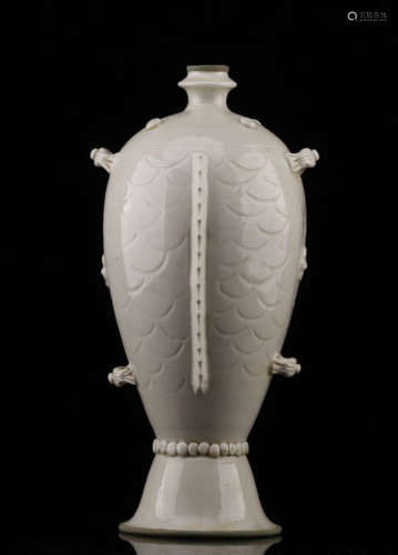 A DING YAO FISH SHAPED VASE