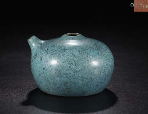 A ZISHA  GLAZED JAR