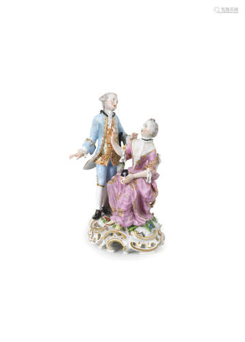 A Meissen group from a series of the five Senses, circa 1763-1774