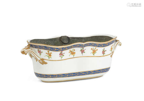 A Sèvres cooler from the service for M. Piccaluga, circa 1788