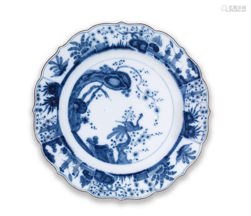 A Meissen plate, circa 1740