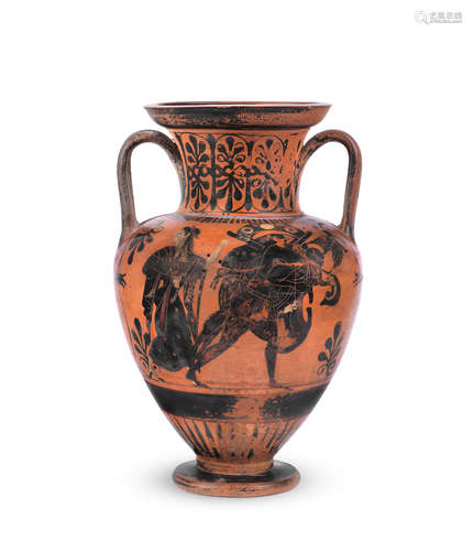 An Attic black-figure neck amphora