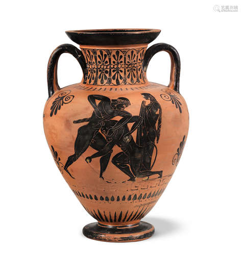 An Attic black-figure neck amphora