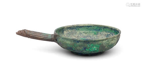 A Roman bronze patera