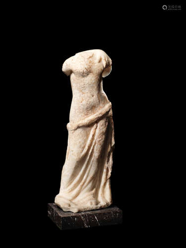 A Greek marble figure of a female