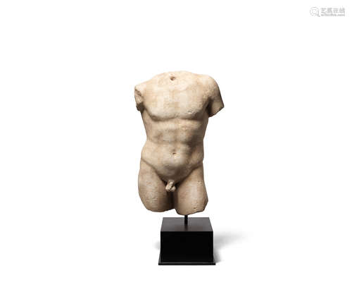 A Roman marble male torso