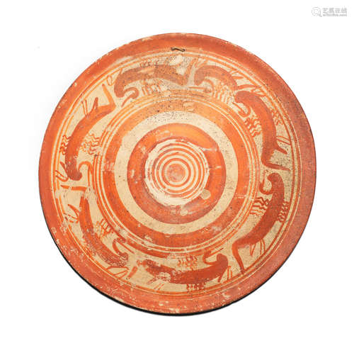 An Etruscan pottery dish