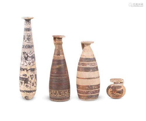 Four Corinthian pottery vessels  4