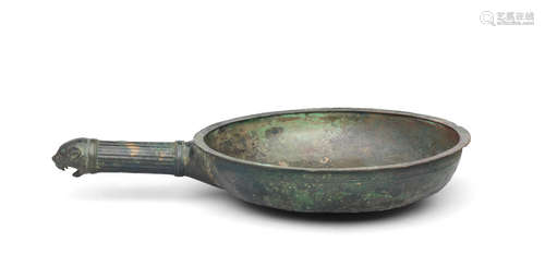 A Roman bronze patera