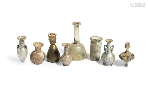 Eight Roman glass vessels  8