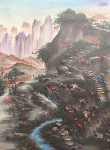 黄建南 风景  油画