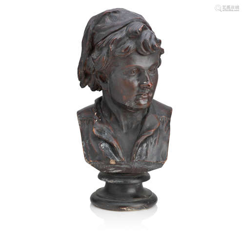 Agnes Shuter RA (British 19th Century), Bust of a Young Gentleman