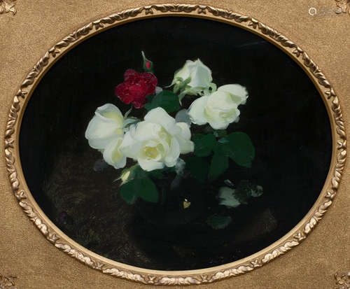 Red and White Roses James Stuart Park(British, 1862-1933)