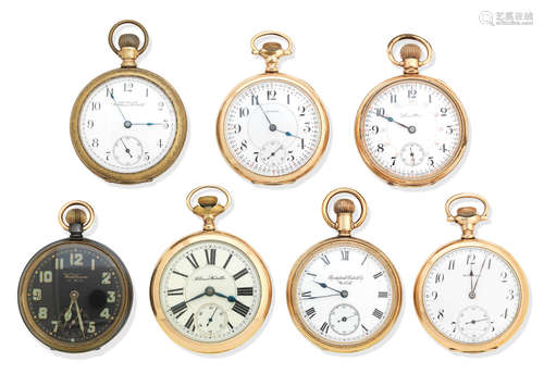 A group of 19th/20th century open faced pocket watches