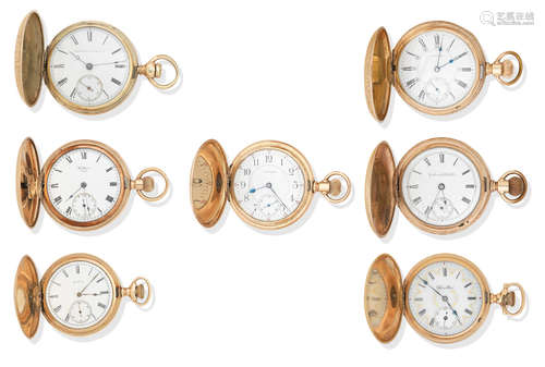 A group of 19th/20th century full hunter pocket watches