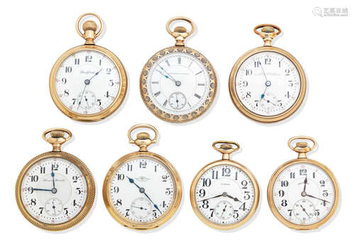 A group of 19th/20th century open faced pocket watches