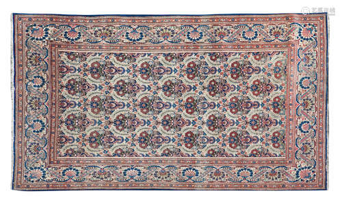 Central Persia, 214cm x 132cm A Kashan rug