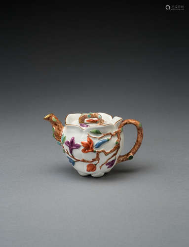 A rare Meissen teapot and cover, circa 1735