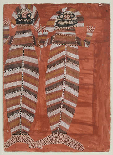 Yawk Yawk Spirits, c.1997 Mick Kubarkku(circa 1925-2008)