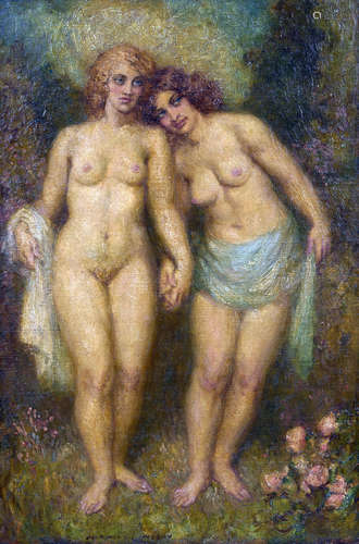 (Sisters) Norman Alfred William Lindsay(1879-1969)