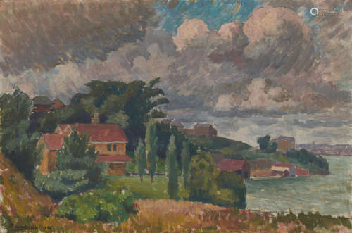 House on Berry's Bay, 1936 Roland Wakelin(1887-1971)