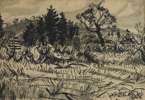 Berwick Landscape, 1943 Arthur Boyd(1920-1999)