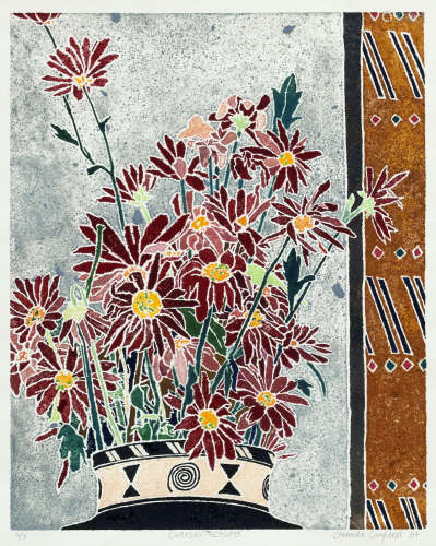 Chrysanthemums, 1984 Cressida Campbell(born 1960)