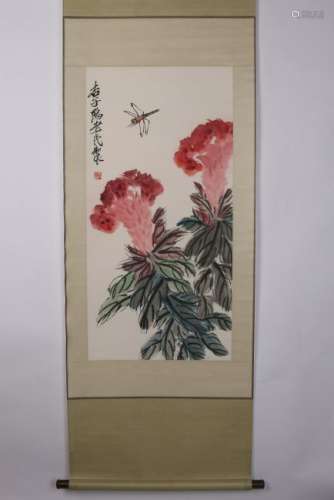 Chinese Painting With Artists Mark QiBaiSHi